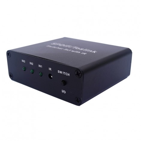 BK-L31 SPDIF/TosLink Digital Optical Audio Switchers 3x1 with IR
