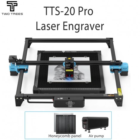 Twotrees TTS-20 Pro Lasergravierer 20W-Laserschneider DIY-Lasergravurmaschine Lasergravierer unterstützung offline gravur