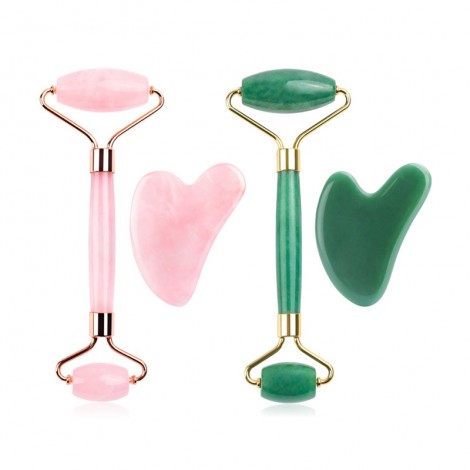 Gesichtskörper-Massagegerät Roller Scraping Set Roller Massager Set Facial Beauty Massage Tool