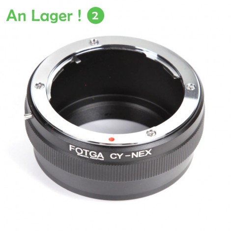 FOTGA Adapterring für Contax Yashica CY Objektiv für Sony E Mount 5C 5N 5R