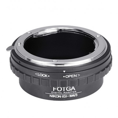 FOTGA Objektiv Adapterring für Nikon G AF-S Objektiv auf Micro 4/3 M4/3 EP1 EP2 GF1 GF2 GH1 GH2 G1
