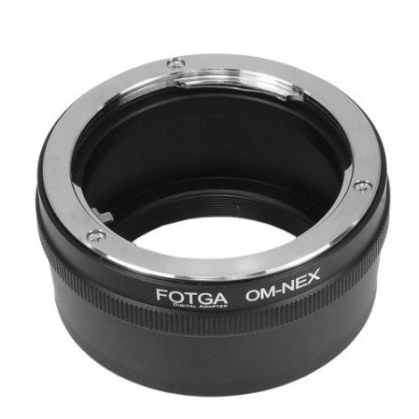 FOTGA Objektiv Adapterring für Olympus OM auf Sony Objektive, NEX3 NEX5 5C 5N 5R NEX6 NEX7 A6000 Electronic Mount Adapter