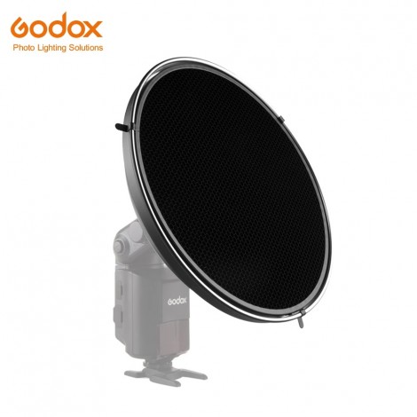 Godox AD-S3 Beauty Dish mit AD-S4 Grid (Honeycomb Abdeckung) für Godox WITSTRO AD200 AD-180 AD360 AD-360 II Speedlite Blitz