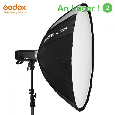 Godox AD-S85S / AD-S85W 85cm Tragbarer Deep Parabolic Softbox-Regenschirm Für Godox AD400Pro Blitzlicht
