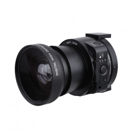 AMKOV OX5 Mini Selfie Lens-style Wifi Digital Camera Camcorder