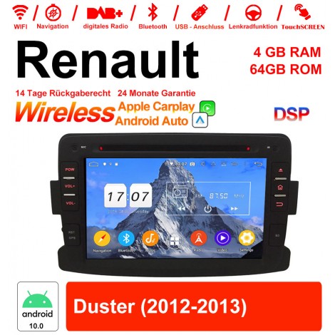 7 Zoll Android 12.0 Autoradio / Multimedia 4GB RAM 64GB ROM Für RENAULT Duster Mit WiFi NAVI Bluetooth USB