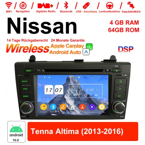 7 Zoll Android 12.0 Autoradio / Multimedia 4GB RAM 64GB ROM Für Nissan Tenna Altima 2013-2016 Mit WiFi NAVI Bluetooth USB