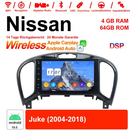 8 Zoll Android 12.0 Autoradio / Multimedia 4GB RAM 64GB ROM Für Nissan Juke 2004-2018 Mit WiFi NAVI Bluetooth USB