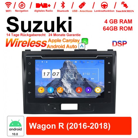 8 Zoll Android 12.0 Autoradio / Multimedia 4GB RAM 64GB ROM Für Suzuki Wagon R 2016-2018 Mit WiFi NAVI Bluetooth USB