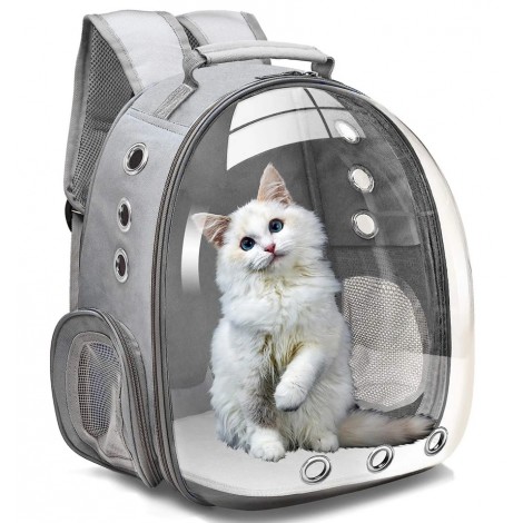 Katze Haustier Träger Rucksack transparente Kapsel Blase Haustier Rucksack Kleintier Welpe Kitty Vogel atmungsaktive Träger für die Reise