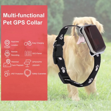 Wasserdicht IP67 Mini Haustiere GPS AGPS LBS Wifi Tracker Echt-zeit Tracking Kragen Hund Katze Finden Gerät Glocke Ringe tracking Locator