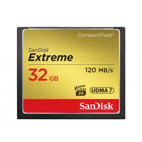 SanDisk CF-Speicherkarte (CompactFlash) UDMA7 Extreme Speed Edition Lesegeschwindigkeit 120 MB/s Schreibgeschwindigkeit 85MB/s 32G 64G 128G