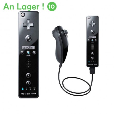 Eingebauter Motion Plus Wireless Remote Gamepad Controller Für Nintendo Wii Nunchuck Joystick Joypad