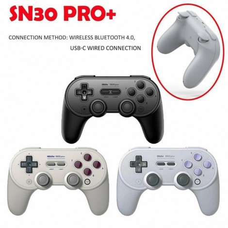 8BitDo SN30 PRO + Bluetooth Gamepad Controller
