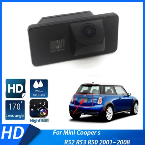 170 Grad HD Rückfahrkamera CCD Nachtsicht Backup Kamera Für Mini Cooper S R52 R53 R50 2001-2008 