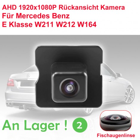 AHD 1920*1080P Fisheye Objektiv Auto Rückansicht Kamera Für Mercedes Benz E Klasse W211 W212 ML W164 M ML350 ML330 ML63