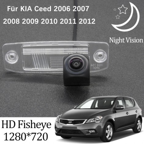 HD 1280*720 Fisheye IP68 Wasserdicht Rückansicht Kamera Für Kia Ceed 2006-2012