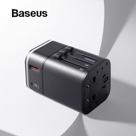  facebook   twitter   googleplus   vk   Baseus Quick Charge 3.0 Internationaler USB Reiseladegerät Adapter