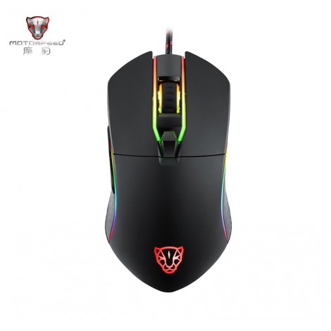 Motospeed V30 Verdrahtete Optische USB Spiele Maus Einstellbar 3500DPI Auflösung RGB Led-hintergrundbeleuchtung