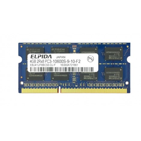 ELPIDA 4GB 1333MHz Laptop SODIMM DDR3 PC10600 (1333) 1,5V Speichermodul