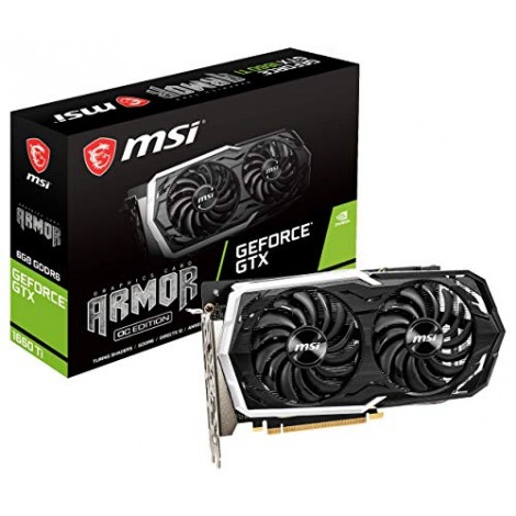 MSI NVIDIA GeForce GTX 1660 Ti 192-bit HDMI/DP 6GB GDRR6 Grafikkarte