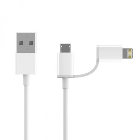 Original Xiaomi ZMI iPhone Micro USB 2 in 1  DatenKabel Ladegerät Kabel für iPad samsung Huawei