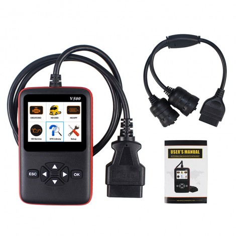 Auto/Lkw Diagnose V500 OBD CR-HD Gerät Heavy Duty Truck Diagnose-Tool