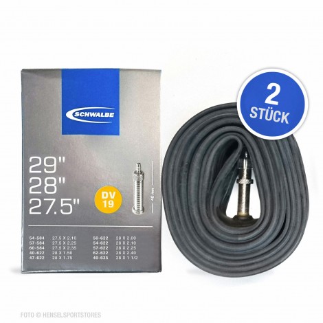 Schwalbe Fahrradschlauch 27,5 / 28 / 29 Zoll - AV19, DV19, SV19