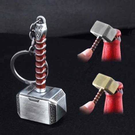 1PC Bier Flasche Dosenöffner Multifunktions Hammer Von Thor Geformt Bier Flasche Opener Mit Lange Griff Abfüller Opener Keychain 
