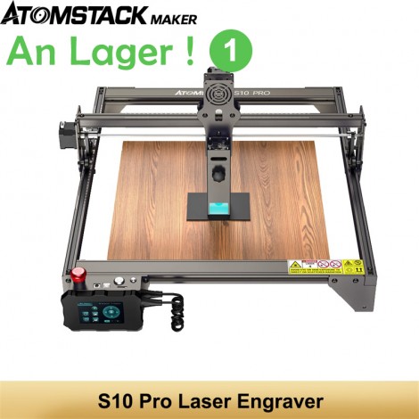ATOMSTACK S10 Pro CNC Laser Gravur Schneiden Maschine mit 410x400mm Gravur Bereich Fest-Fokus Ultra-dünne Laser