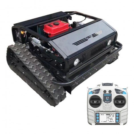 Ferngesteuerte Rasenmäher Crawler typ Fernbedienung Mäher Benzin Rasenmäher Maschine