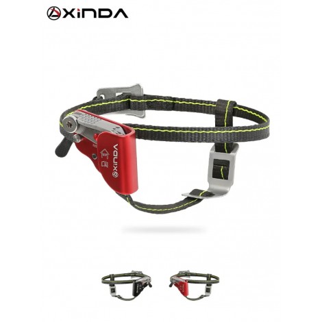 Xinda Outdoor Klettern Fuß Ascender Riser Mit Pedal Gürtel Erfassen SRT Seil Getriebe Anti Fallen Links Rechts fuß ascend