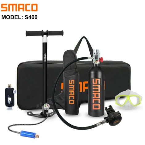 Smaco S400 Scuba Tauchen Ausrüstung Sauerstoff Zylinder Tauchen Zubehör/Flasche Sauerstoff Tank Scuba Schnorchel Tauchen Equipo De Buceo