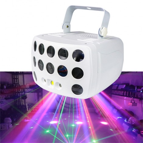 Fernbedienung DMX RGBW LED Laser Strobe Bühne Beleuchtung Wirkung Für Party Dance Club Hochzeit