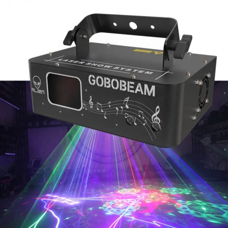 500mw RGB DMX Laser Strahl Linie Scanner RG Muster 2in1 Projektor DJ Disco Bühne beleuchtung Wirkung Für Urlaub Party Hochzeit Bar