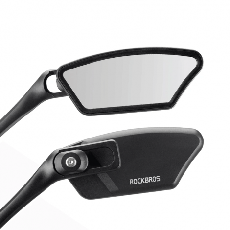 Rockbros Fahrrads piegel Lenker Rückansicht Edelstahl Reflektor Universal Weit bereich 360 ° verstellbarer Spiegel Fahrrad zubehör
