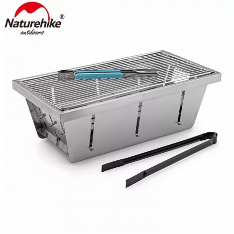 Naturehike Outdoor Camping Kochen Wandern Grill Klapp Tragbare Lagerfeuer Grill Leichte Stahl Mesh Grill