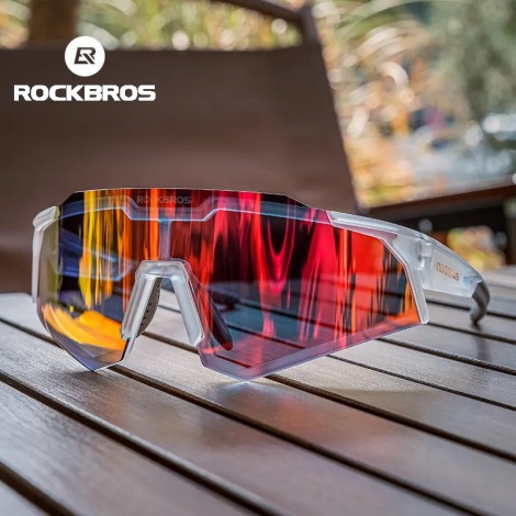 ROCKBROS Radfahren Photochromen Gläser Polarisierte Einstellbare Nase Unterstützung Myopie Rahmen Sport Sonnenbrille Männer Frauen Brillen Goggle