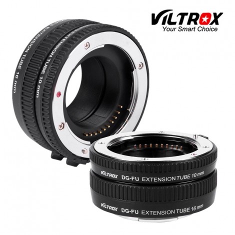 VILTROX DG-FU Autofokus AF Metall Macro Extension Tube Ring Objektiv Adapter Halterung für Fujifilm X X-Pro2 X-T2/T1 x-T20/T10 X-E2S A10