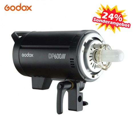 Godox DP600III Professional Studio Blitzlicht Modellierlicht 600Ws 2.4G Wireless X-System Blitzlicht mit Bowens Mount 5600K Farbtemperatur-Fotoblitzen für Hochzeitsporträts Modewerbung