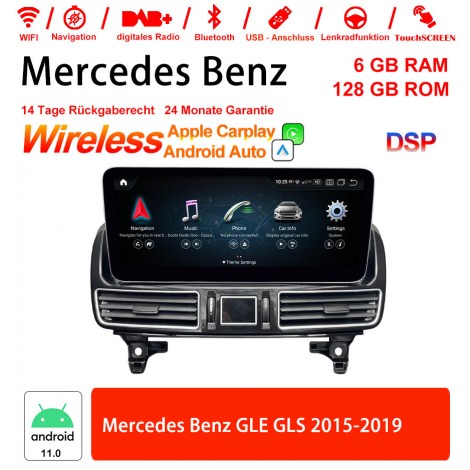 12.3 Zoll Snapdragon 685 8 Core Android 13 4G Autoradio / Multimedia 8GB RAM 256GB ROM Für Benz GLE/GLS  2015-2019 Built-in CarPlay