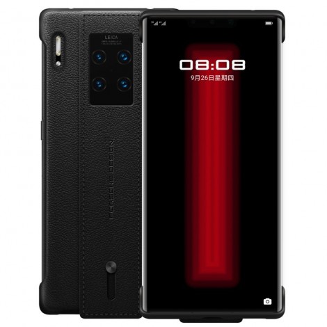 Offizielle echte Rindsleder Schutzhülle Für Huawei Mate 30 RS Porsche