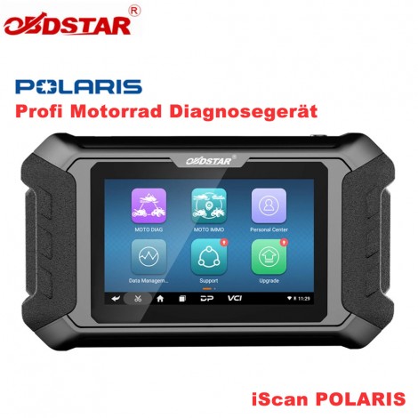 Motorrad Diagnosegerät OBDSTAR ISCAN POLARIS-Group Profi Diagnosegerät Tablet