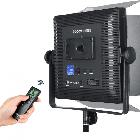 Godox LED1000W 1000 LED 5600 K Weiß Video Licht Beleuchtung Helligkeit + Wireless Fernbedienung + Power Adapter Für Kamera DV video