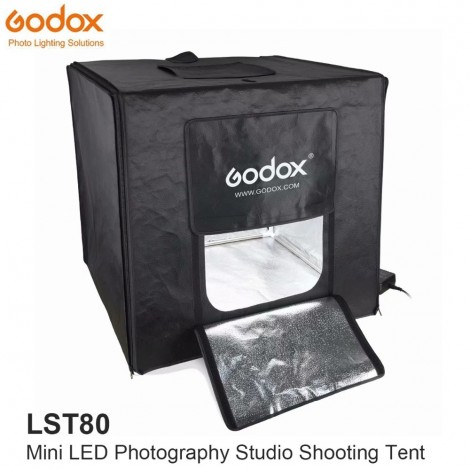 Godox LST80 Mini LED Fotografie Studio Schießen Zelt 80*80*80 cm 3 stücke LED lampe band Power 60 watt 13500 ~ 14500 Lumen mit Tragen Tasche