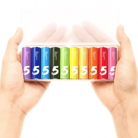 Xiaomi Rainbow Zi5 AA Alkaline Battery - 10PCS 