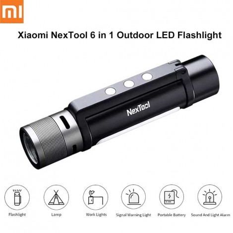 Xiaomi Youpin NexTool Outdoor 6 in 1 LED Taschenlampe