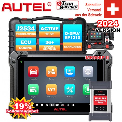 Autel MK908 PRO II Auto Diagnostic Scanner J2534 Programming Schlüssel Codierung Werkzeuge