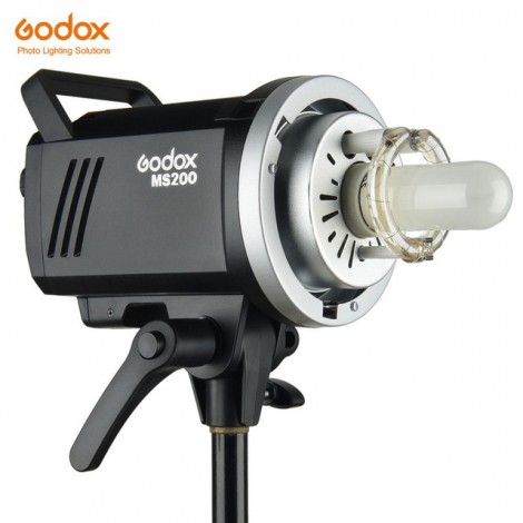 Godox MS200 200W GN53 2.4G 2.4G Eingebauter Godox 2.4G Wireless X System kompakter und haltbarer Studioblitz mit Bowens Mount