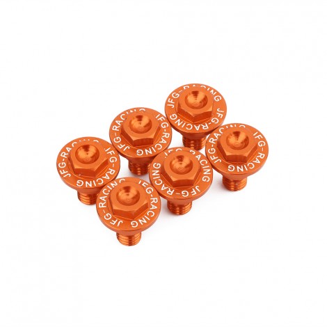 2020 CNC Aluminium 6 PCS Kotflügel Upside Down Dämpfungsgabelschutzschraube Für KTM SX SXF EXC EXCF XC XCF XCW XCFW 50-530 FREERIDE